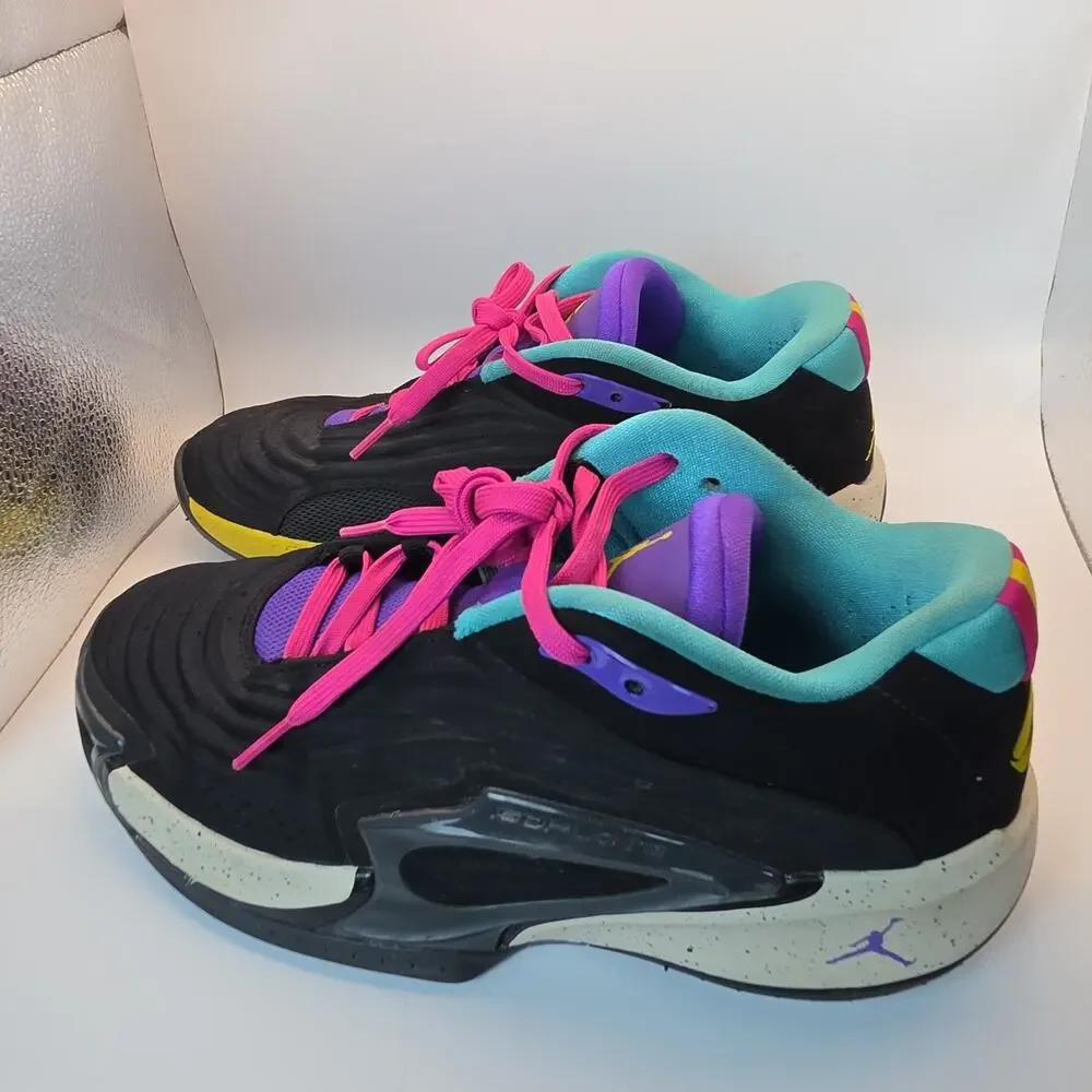 Jordan Luka 3 FQ1284-002 Men's Size 9 Black Pink Purple Basketball Shoes